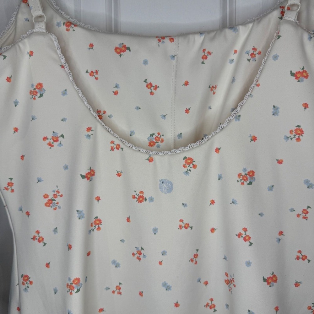 Altar'd State Floral Print Lace Trim Sports Active Mini Dress Size 2XL - Picture 10 of 10